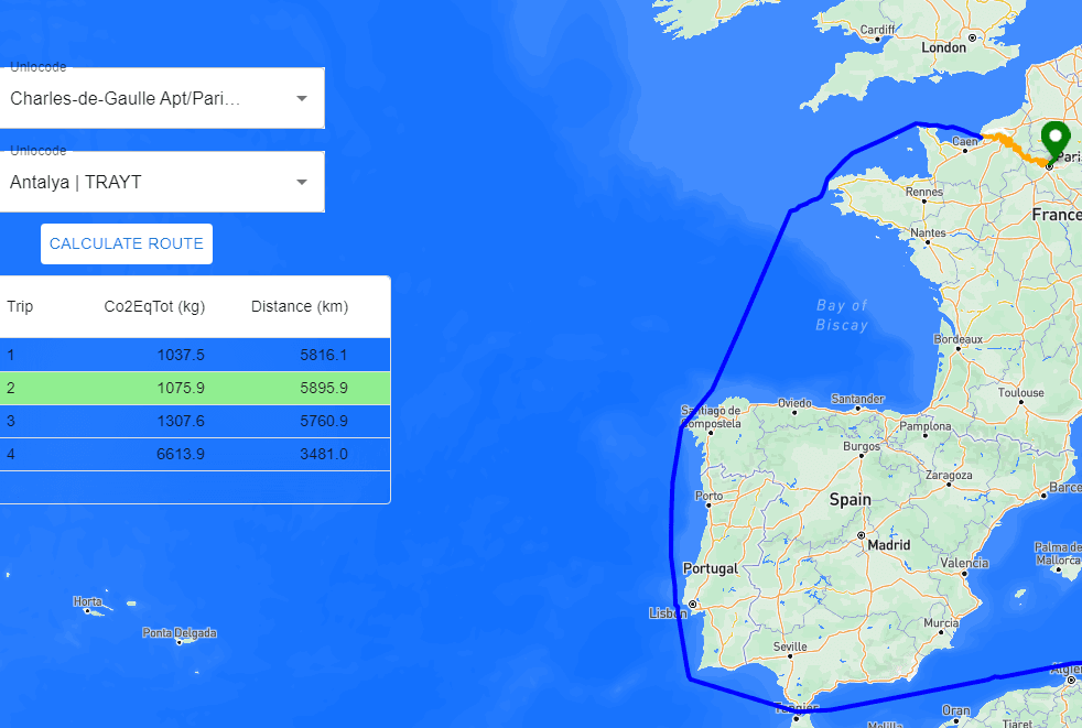 TRACE by Greensee.ai - Routing Efficiency